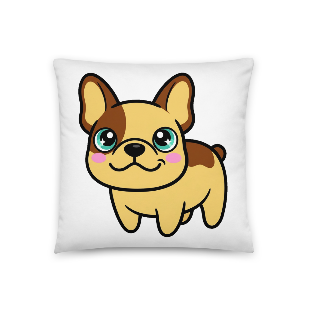 Coussin Bouledogue Français Kawaii pour Dog Dad - Le Câlin Parfait