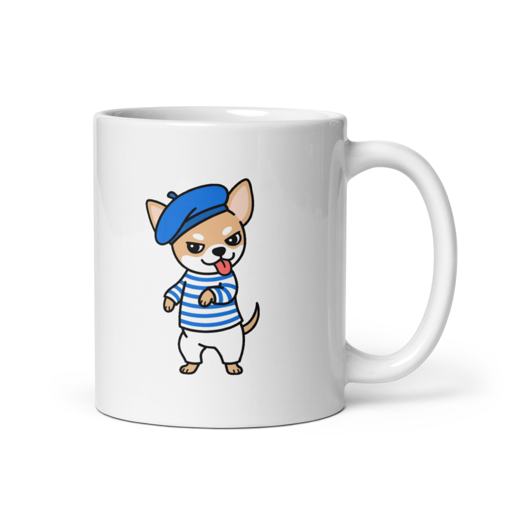 Mug Chihuahua Marin Kawaii – Cadeau Esprit Malicieux pour Dog Dad