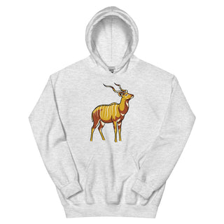 Sweat-shirt Nyala Africain – Line-art Moutarde & Terracotta