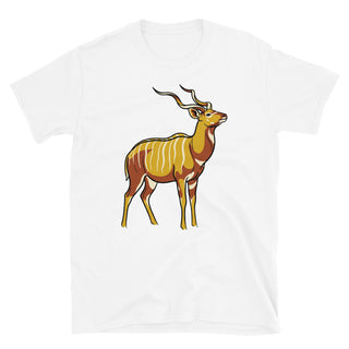T-shirt Nyala Antilope Africaine – Line Art Minimaliste