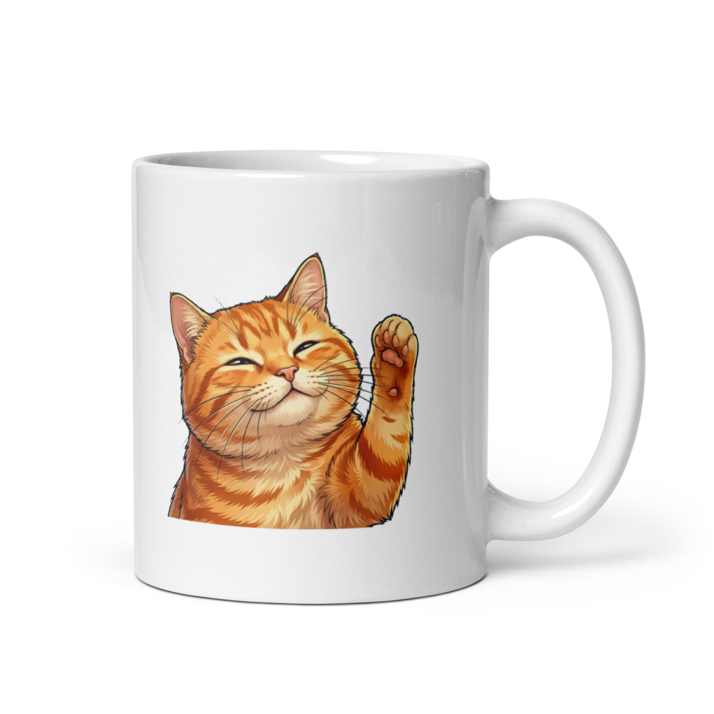 Mug Chats Roux Tigré Kawaii - Le Sourire Gourmand de Votre Compagnon