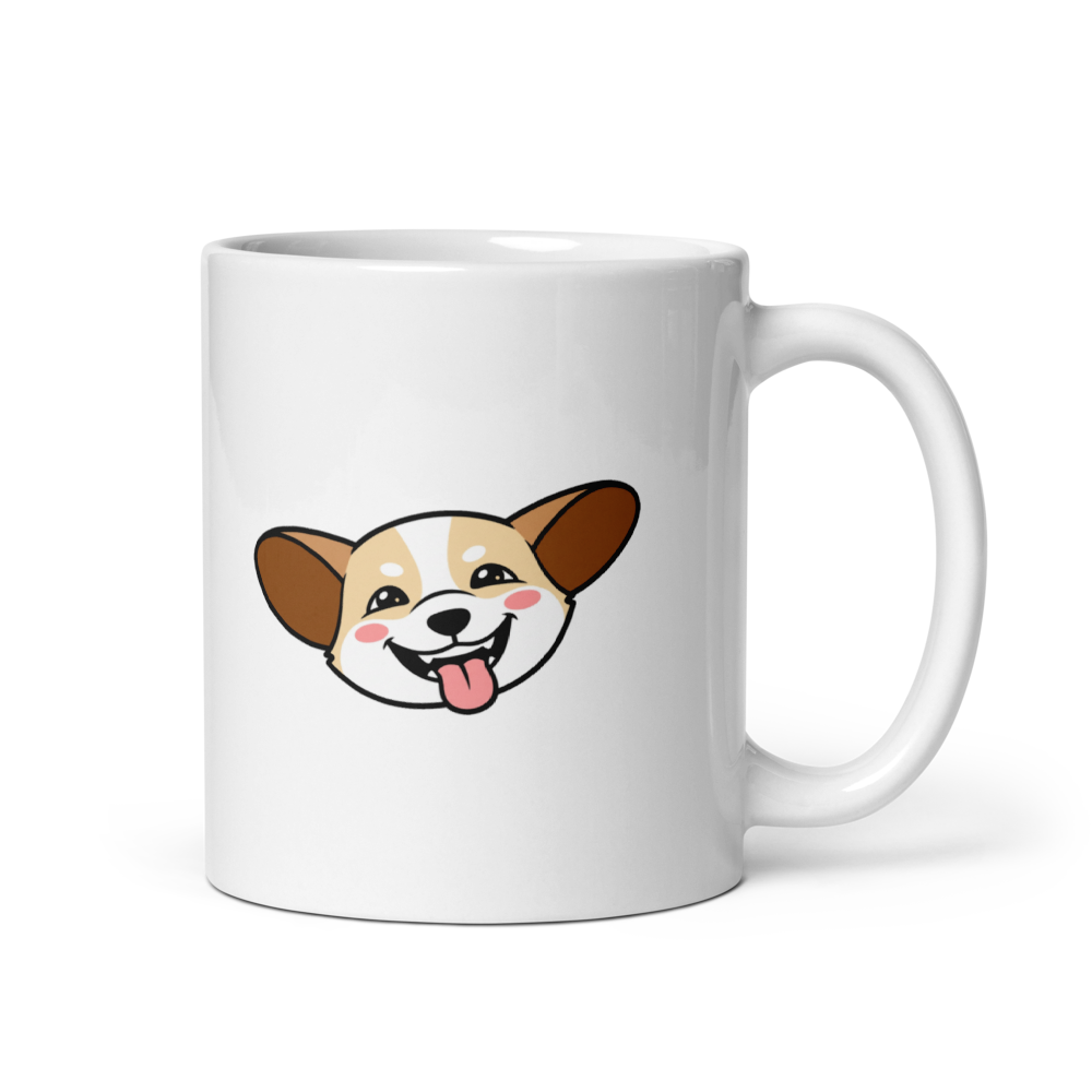 Mug Corgi Kawaii Sourire Éclatant – Le Compagnon Parfait pour les Dog
