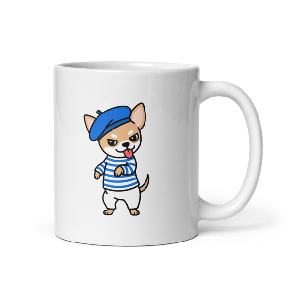Mug Chihuahua Marin Kawaii – Cadeau Esprit Malicieux pour Dog Dad