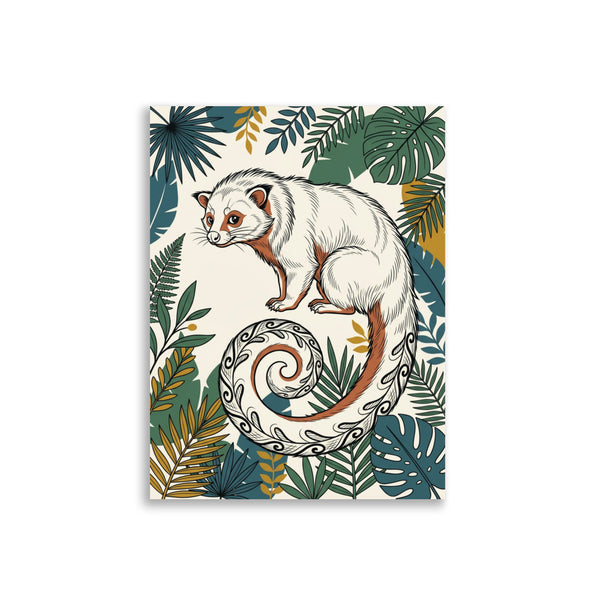 Poster Animal Rare Asie – Binturong Décoration Murale