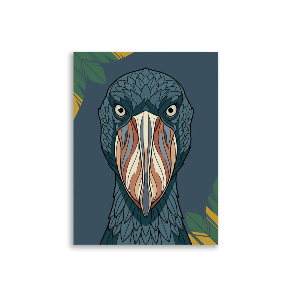 Affiche oiseau rare décoration murale – Bec-en-sabot - vue 1