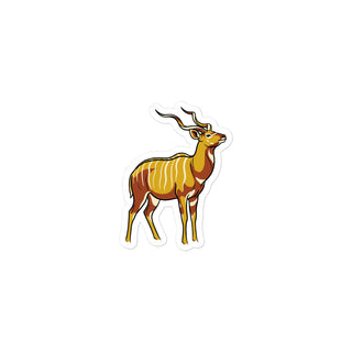 Autocollant Antilope Cornes Torsadées – Sticker Nyala