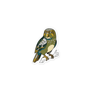 Sticker Kakapo Perroquet – Découpe Kiss-Cut Vinyle
