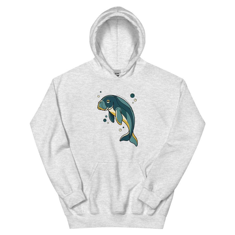 Sweat Dugong Line-Art – Océan Profond & Douceur