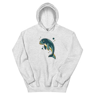 Sweat Dugong Line-Art – Océan Profond & Douceur