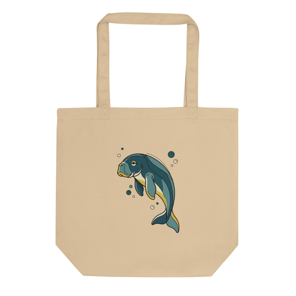 Tote Bag Dugong Line Art – Sac Cabas Océan - vue 1