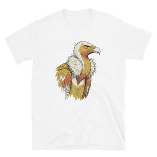 T-shirt Vautour Fauve – Line Art Gravure Unisexe